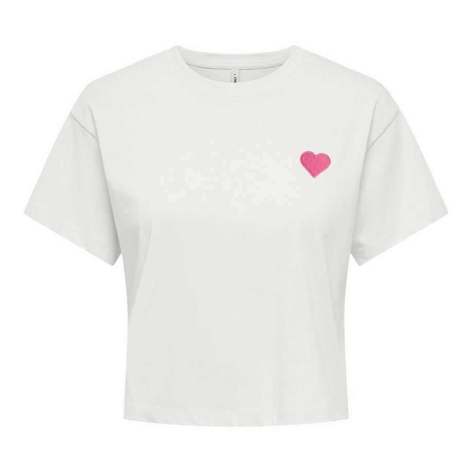 T-Shirt  1er Pack Bequem sitzend-ONLBRIANNA LIFE O-NECK TOP BOX
