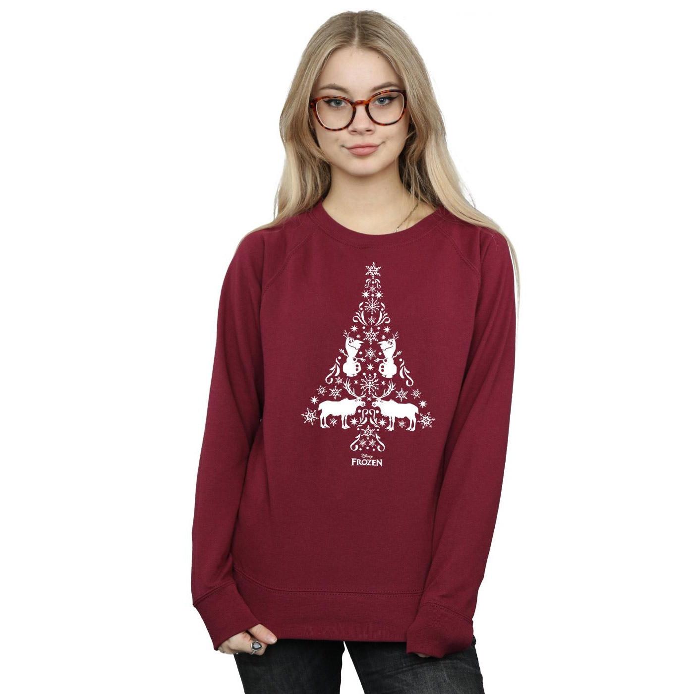 Disney Frozen Sweatshirt imprimé sapin de Noël  