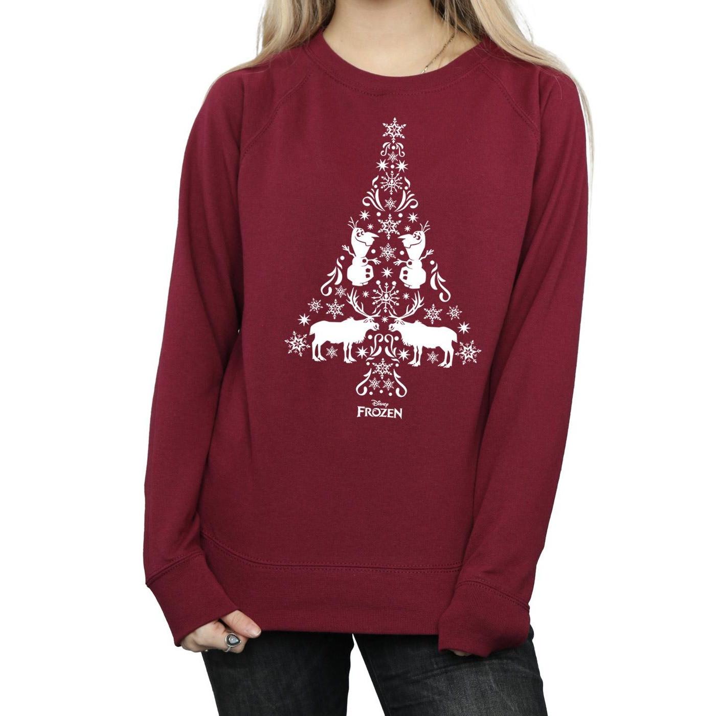 Disney Frozen Sweatshirt imprimé sapin de Noël  