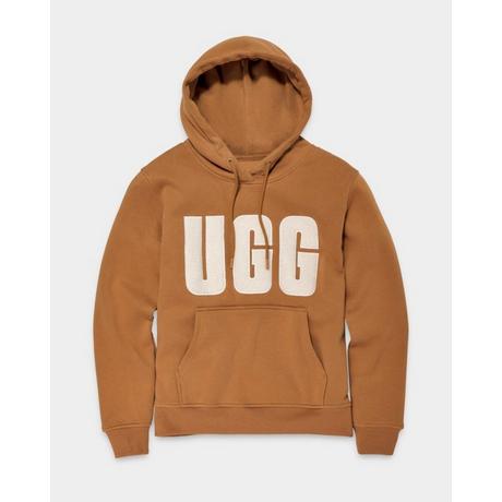 UGG  W REY UGGFLUFF LOGO HOODIE-S 