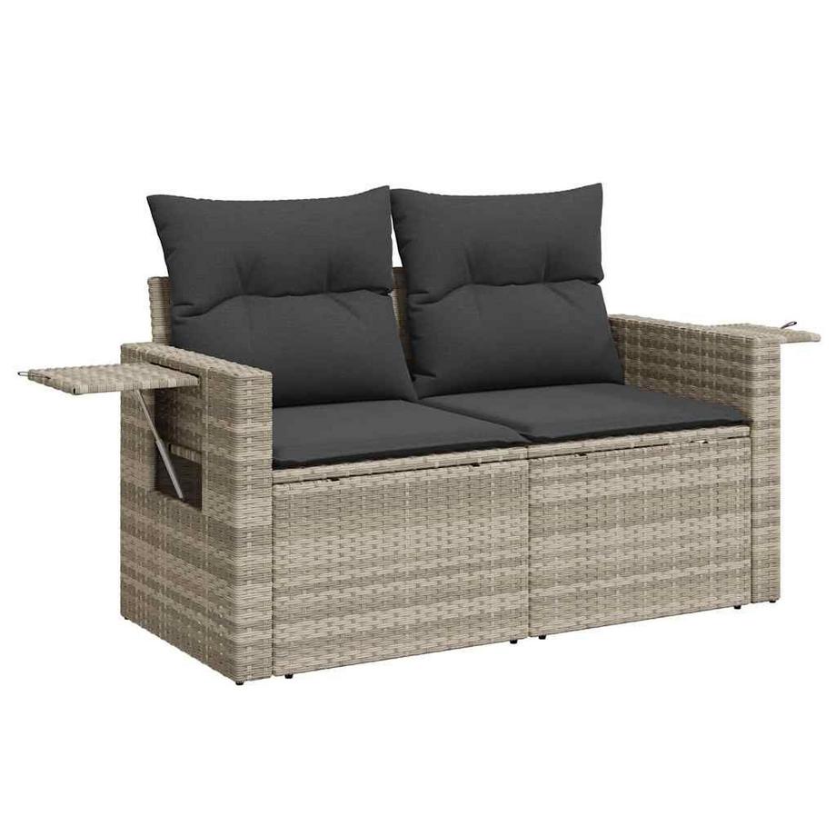 VidaXL set di divani da giardino Polirattan  