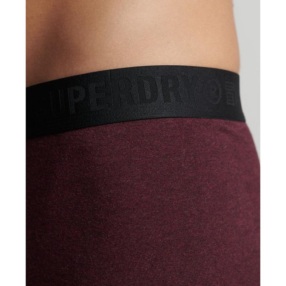 Superdry Offset Boxer in Cotone Biologico Confezione Doppia  