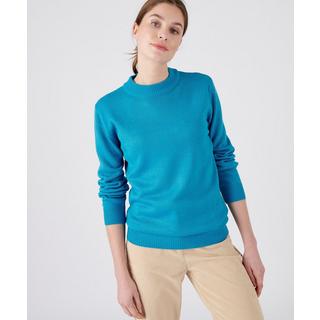 Damart  Pull col rond maille jersey souple. 