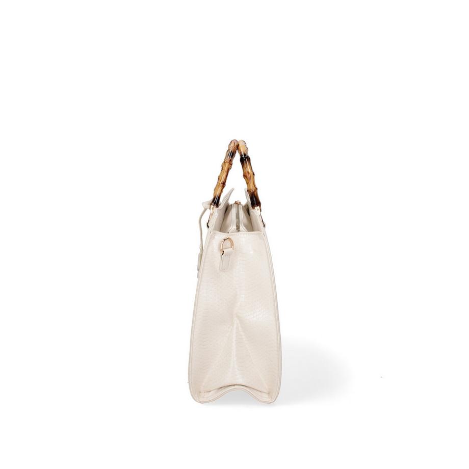 Diana&Co. Borsa a tracolla con manico in bambù  