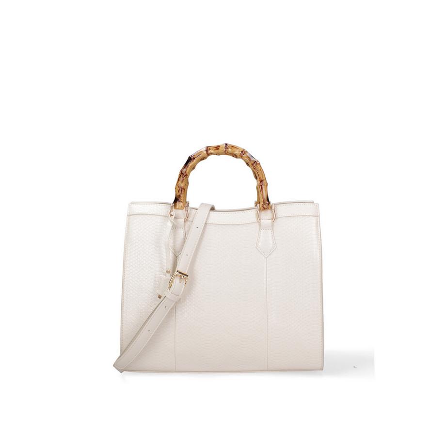 Diana&Co. Borsa a tracolla con manico in bambù  