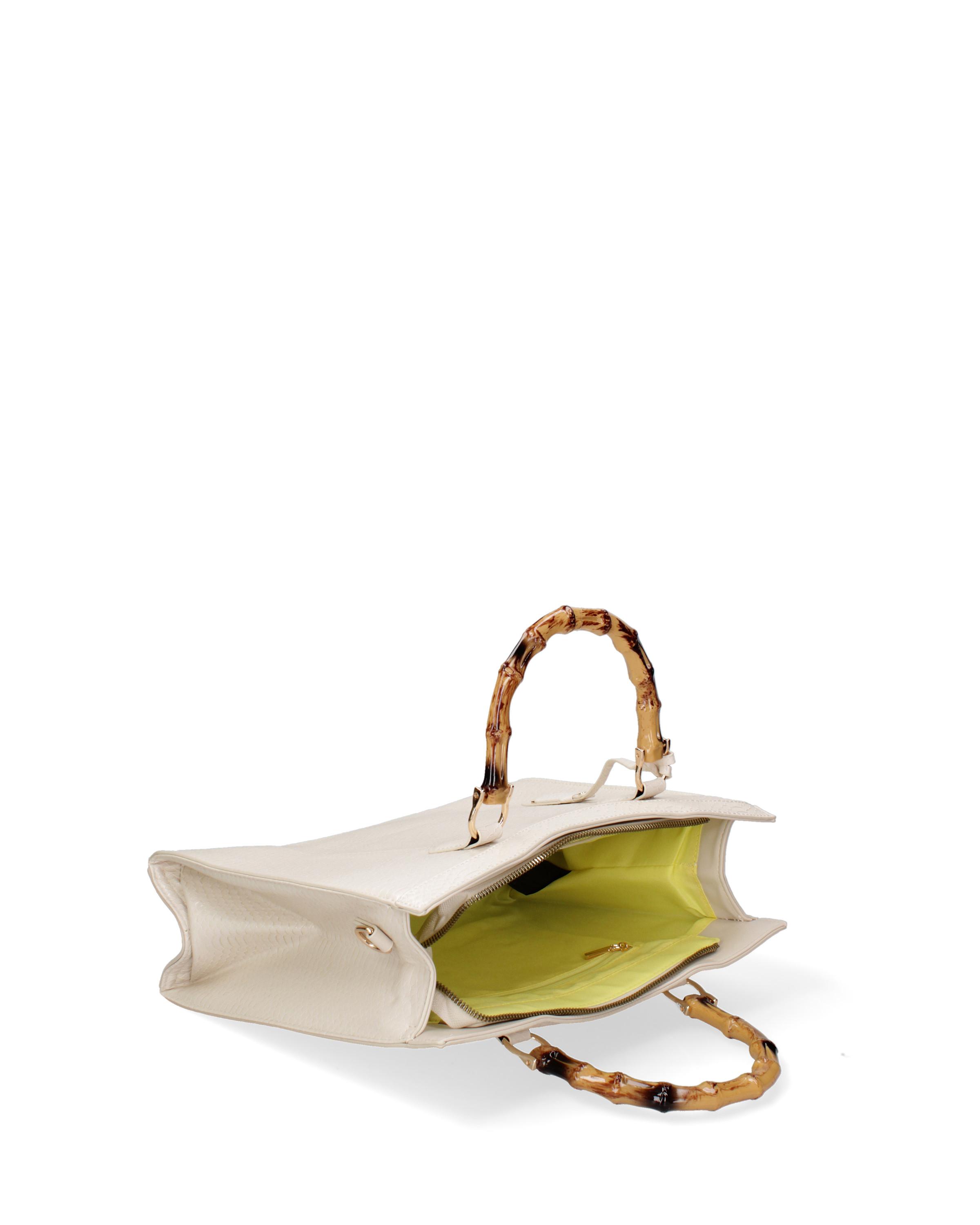 Diana&Co. Sac à bandoulière avec poignée en bambou  