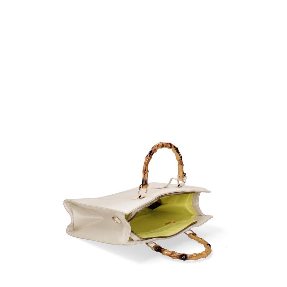 Diana&Co. Borsa a tracolla con manico in bambù  