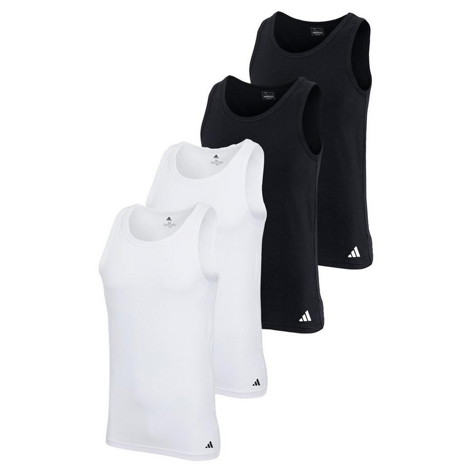 Maillot de corps  Pack de 4 Conforme à la silhouette-Tank Top Active Flex Cotton 4PK