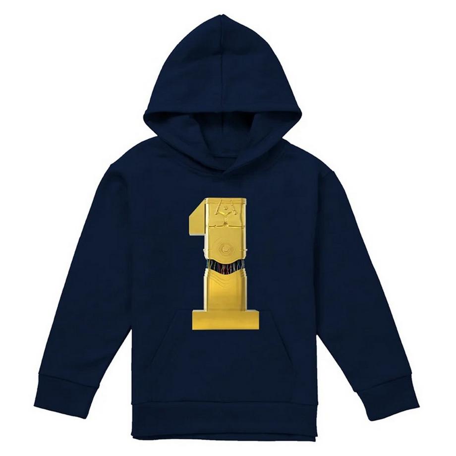1 Felpa Con Cappuccio C3po