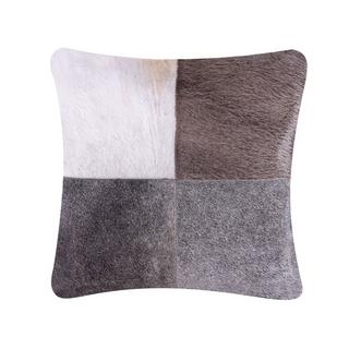 Beliani Coussin en Cuir Boho NELLAD  