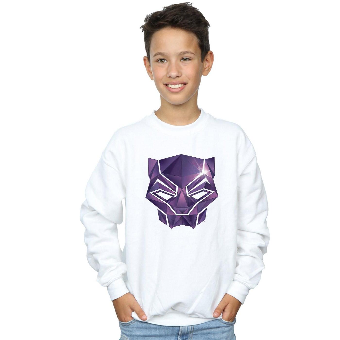 MARVEL  Avengers Infinity War Black Panther Geometric Sweatshirt 