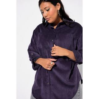 Studio Untold  Camicia dal taglio oversize in velluto a coste con colletto da camicia e maniche lunghe 