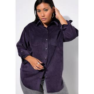 Studio Untold  Camicia dal taglio oversize in velluto a coste con colletto da camicia e maniche lunghe 