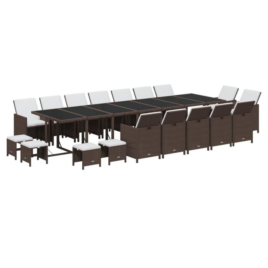 VidaXL set da pranzo da giardino  