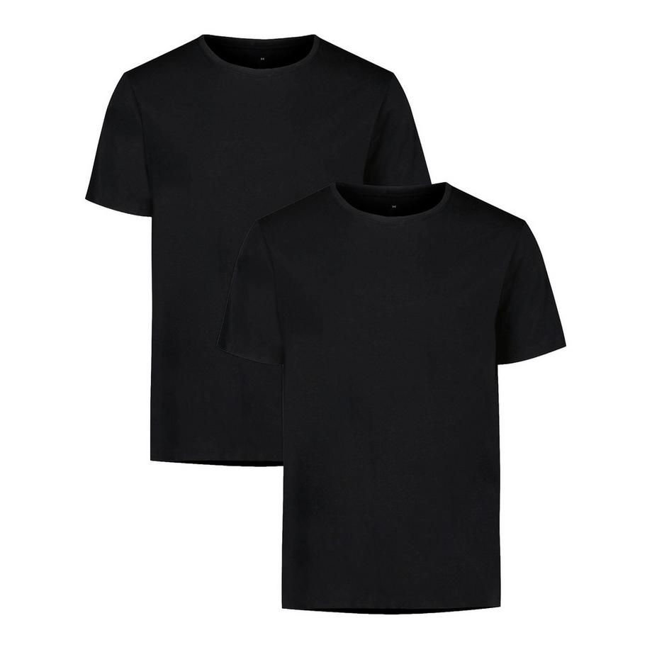 Maglietta Uomini Confezione da 2 Vestibilità confortevole-PERF COTTON CREW NECK 2PK