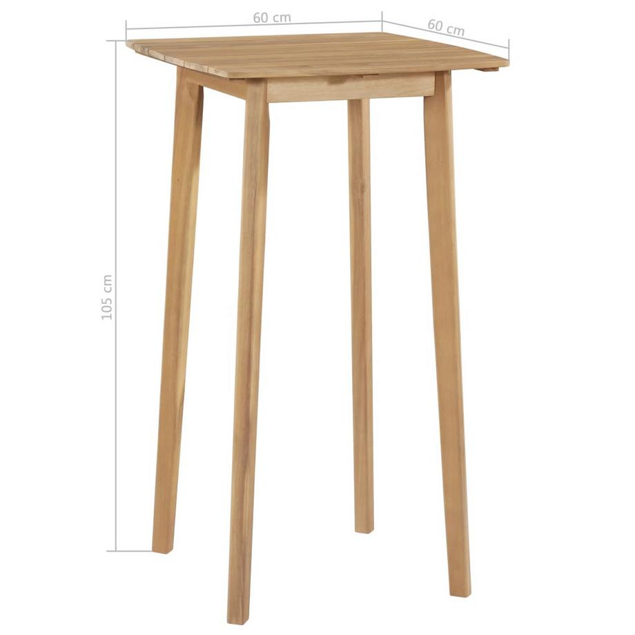 VidaXL set da bar Legno  