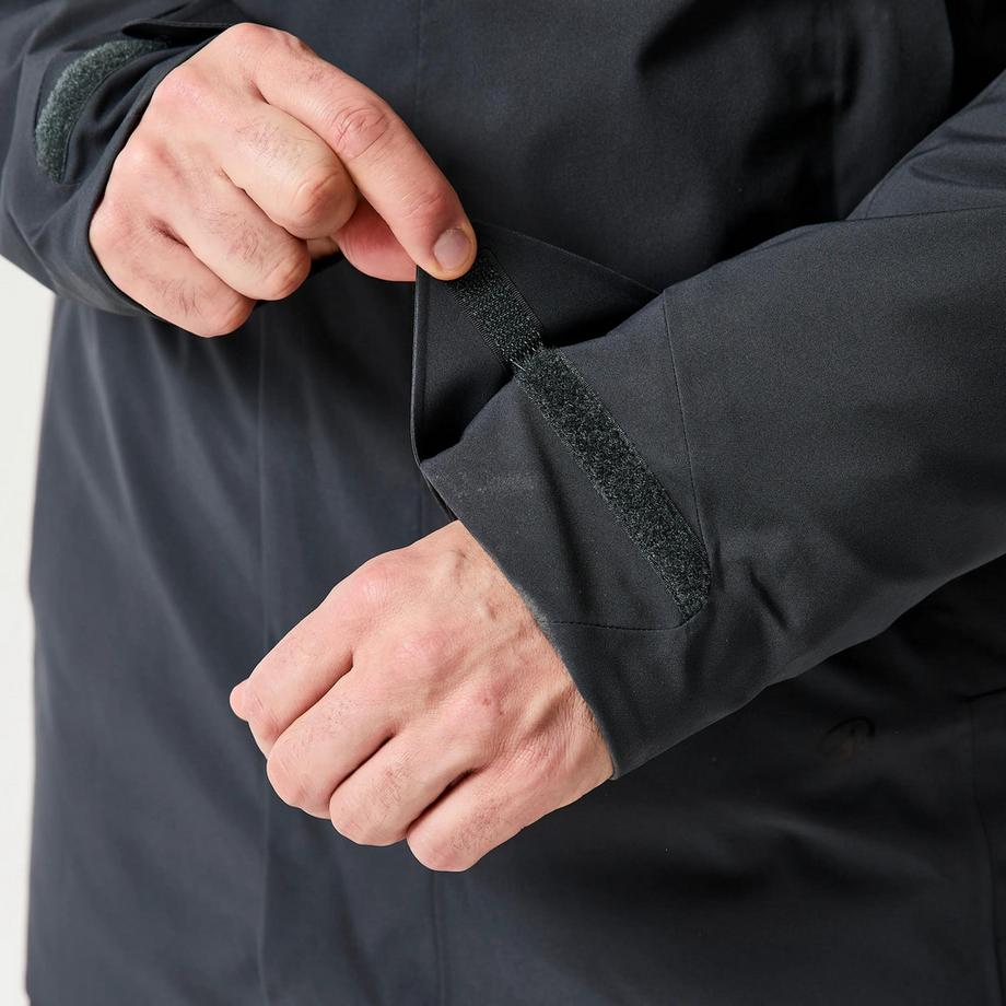 TRIBORD  Segeljacke wasserdicht lang warm winddicht , 500 dunkelgrau 