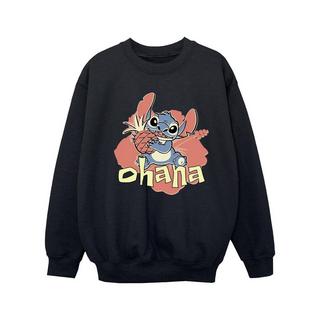 Disney  Lilo And Stitch Ohana Pineapple Sweatshirt 