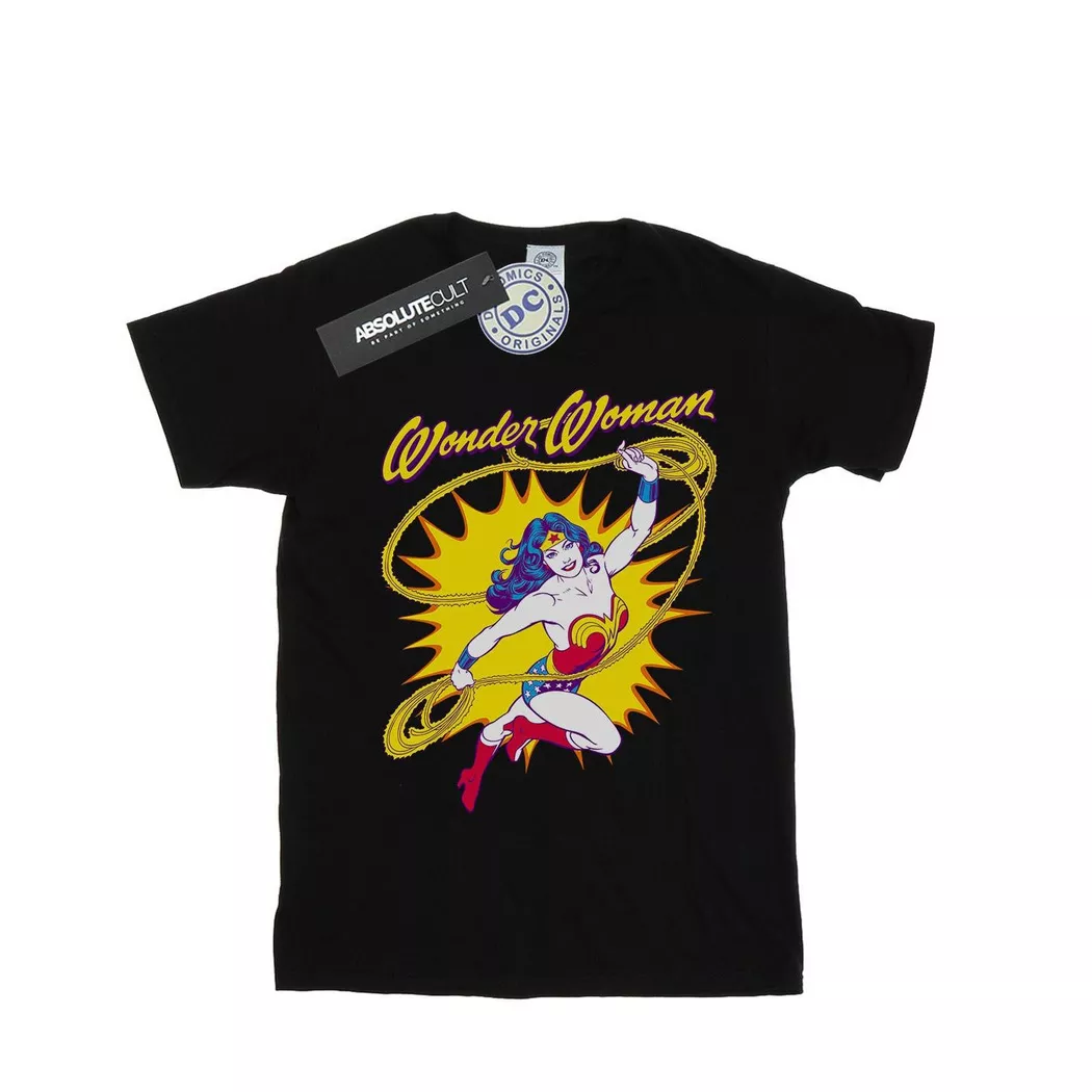 DC COMICS - TShirt, für Damen, Schwarz, Größe XL