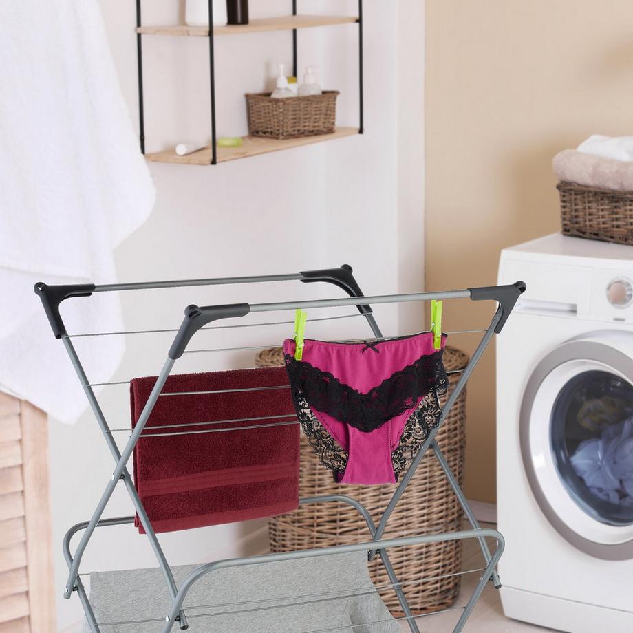 Northix  Klappbarer Wäscheständer 