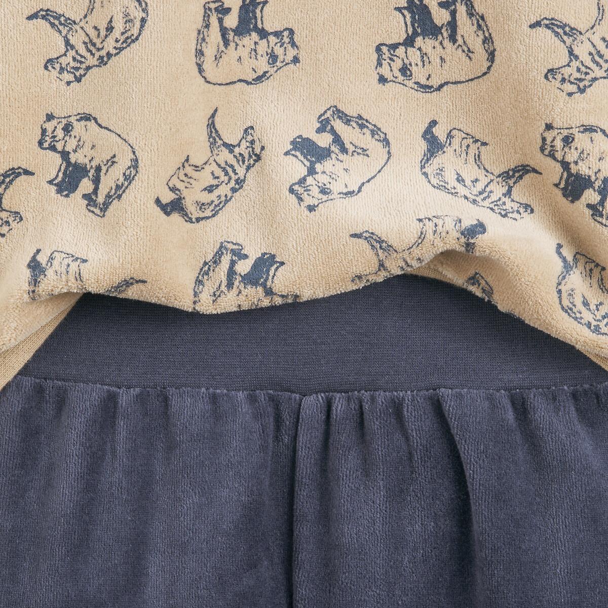 La Redoute Collections  2er-Pack Samt-Pyjamas  Bär 