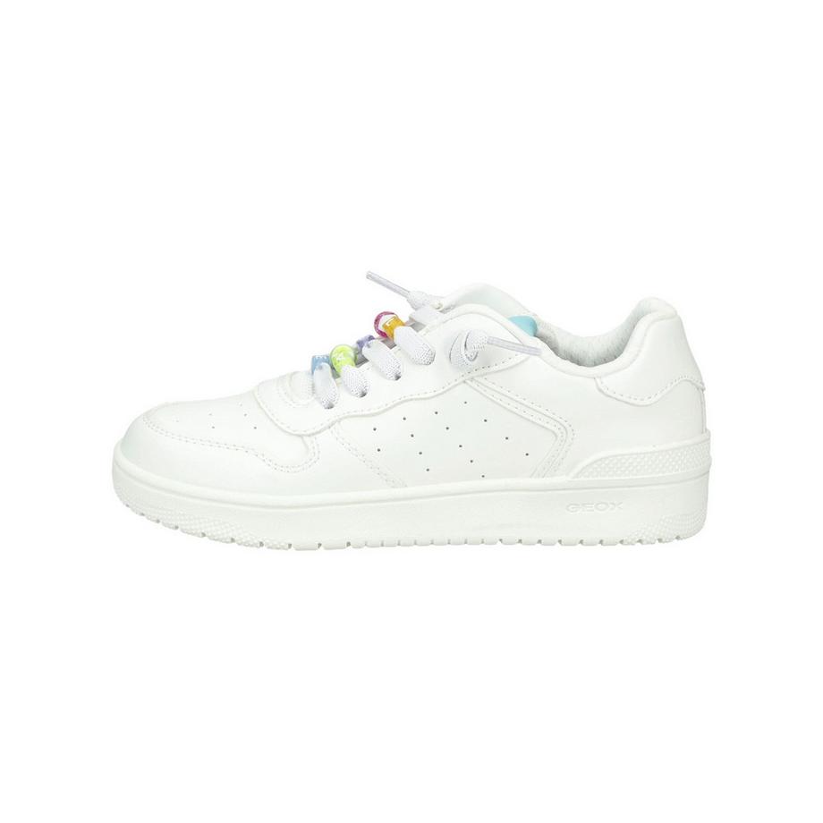 GEOX Sneaker blanche avec lacets perles  