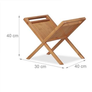 Northix Zeitungsständer aus Bambus  