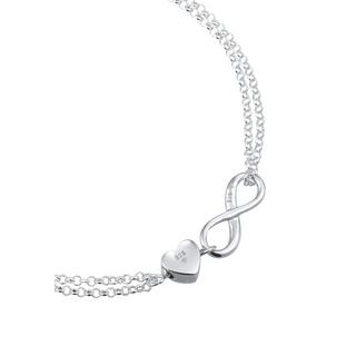 Elli  Bracelet Symbole De L'infini Et Cœur 