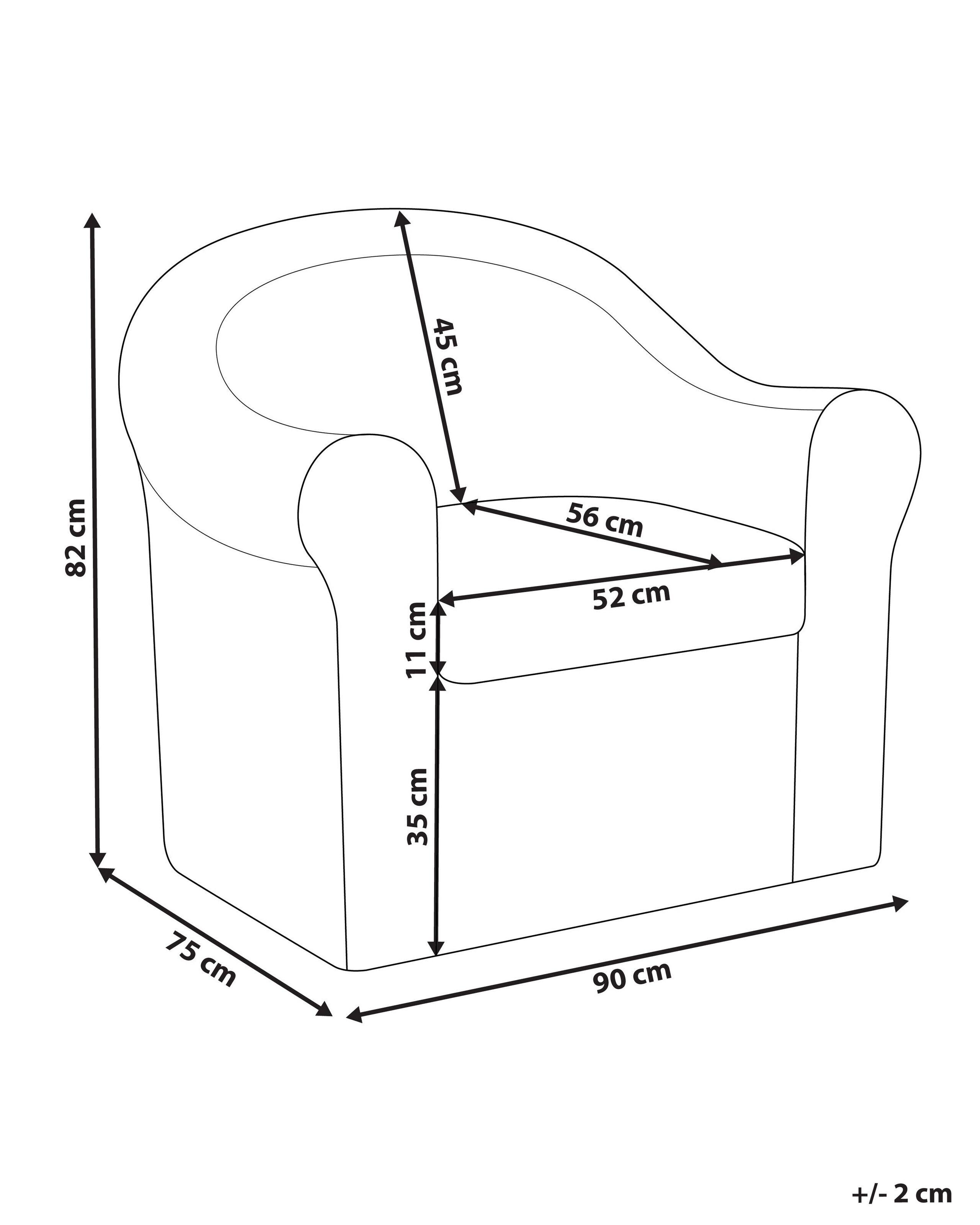 Beliani Fauteuil de jardin en Rotin Boho LIVADEIA  