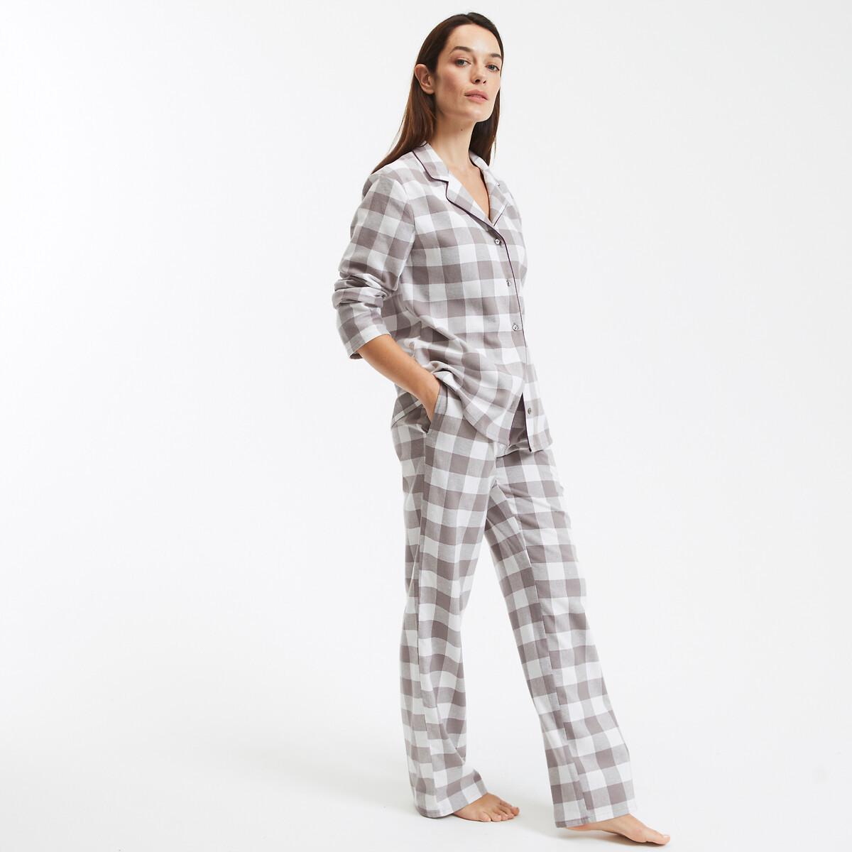 La Redoute Collections  Pyjama coton à carreaux 