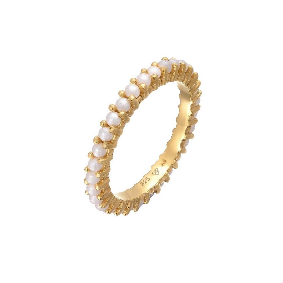 Bague Femmes Bande Memoire Perles De Verre