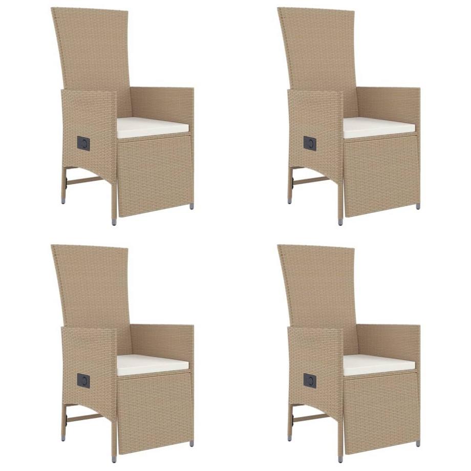 VidaXL set da pranzo da giardino Polirattan  