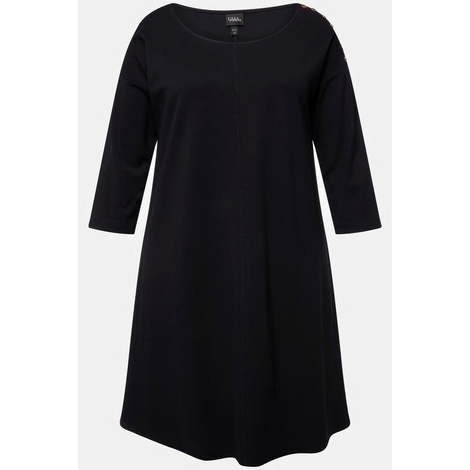 Ulla Popken Robe mini Punto di Roma Col bateau Manches 3/4  