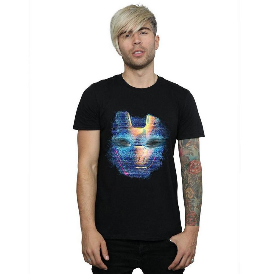 MARVEL Avengers Iron Man Glitch Mask T-Shirt  