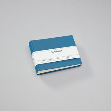 Semikolon Classic Small album fotografico e portalistino Blu 40 fogli Rilegatura all'inglese