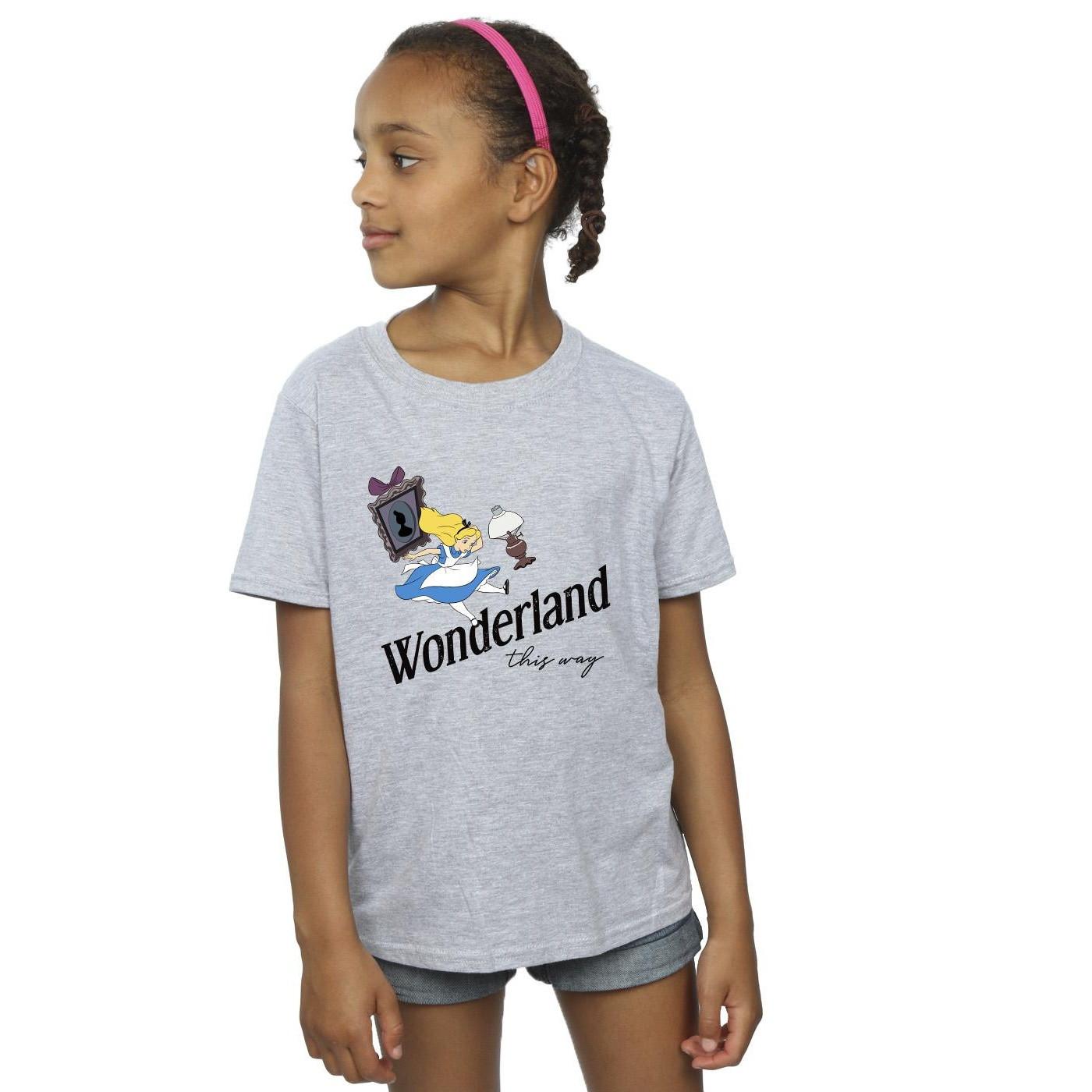 Disney  Tshirt ALICE IN WONDERLAND THIS WAY 