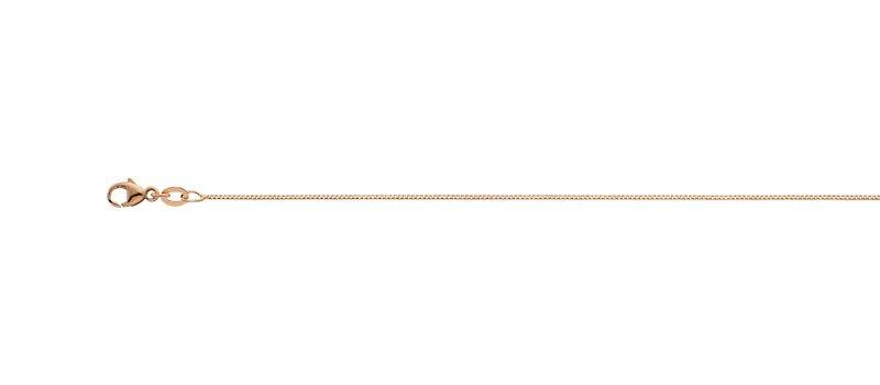 MUAU Schmuck  Collier Venezianer Rotgold 750, 0.7mm, 50cm 