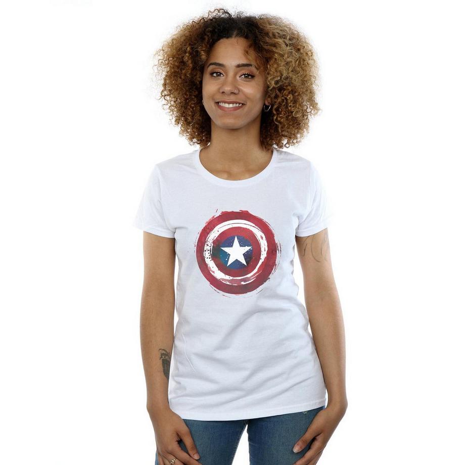 MARVEL Captain America Shield T-Shirt Grafica  