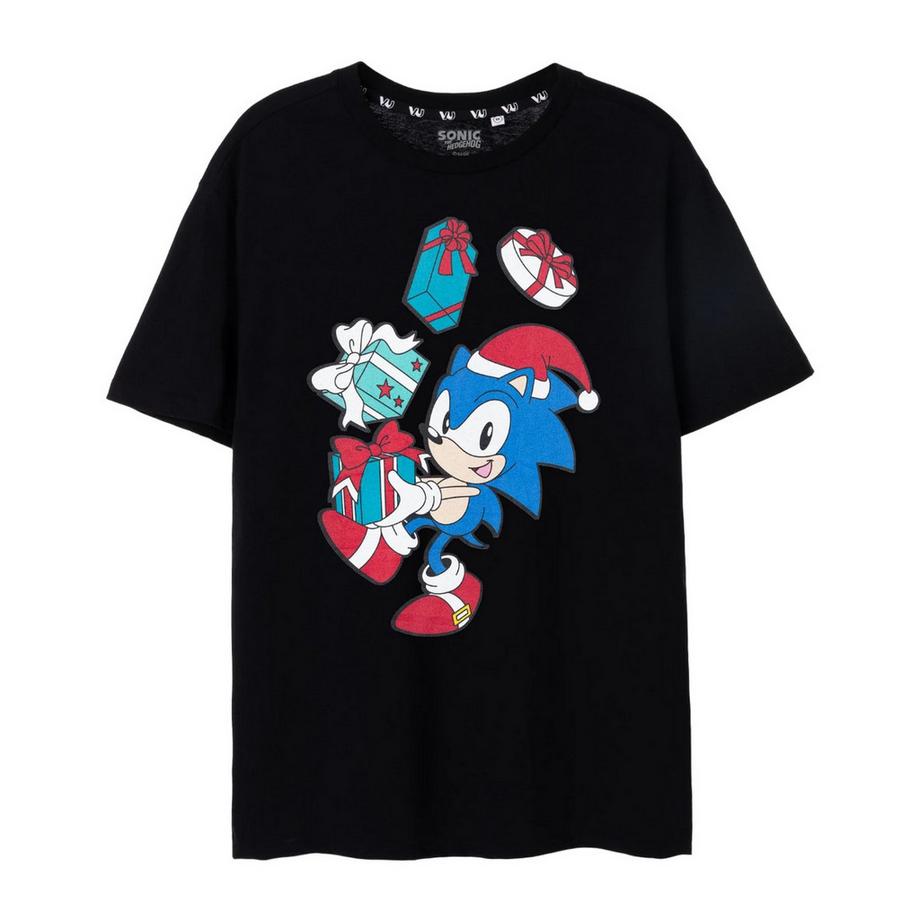 Sonic The Hedgehog Sonic The Hedgehog Weihnachtliches Design T-Shirt  