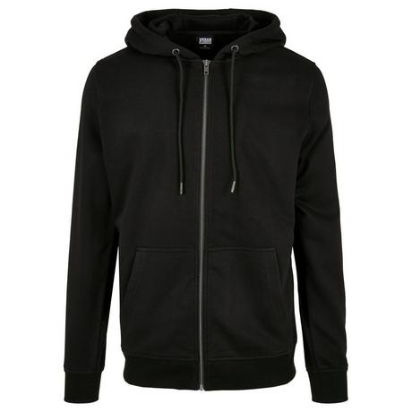 URBAN CLASSICS Basic Terry Zip Hoodie  