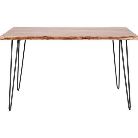 mutoni Table en bois massif Edge 130x70  