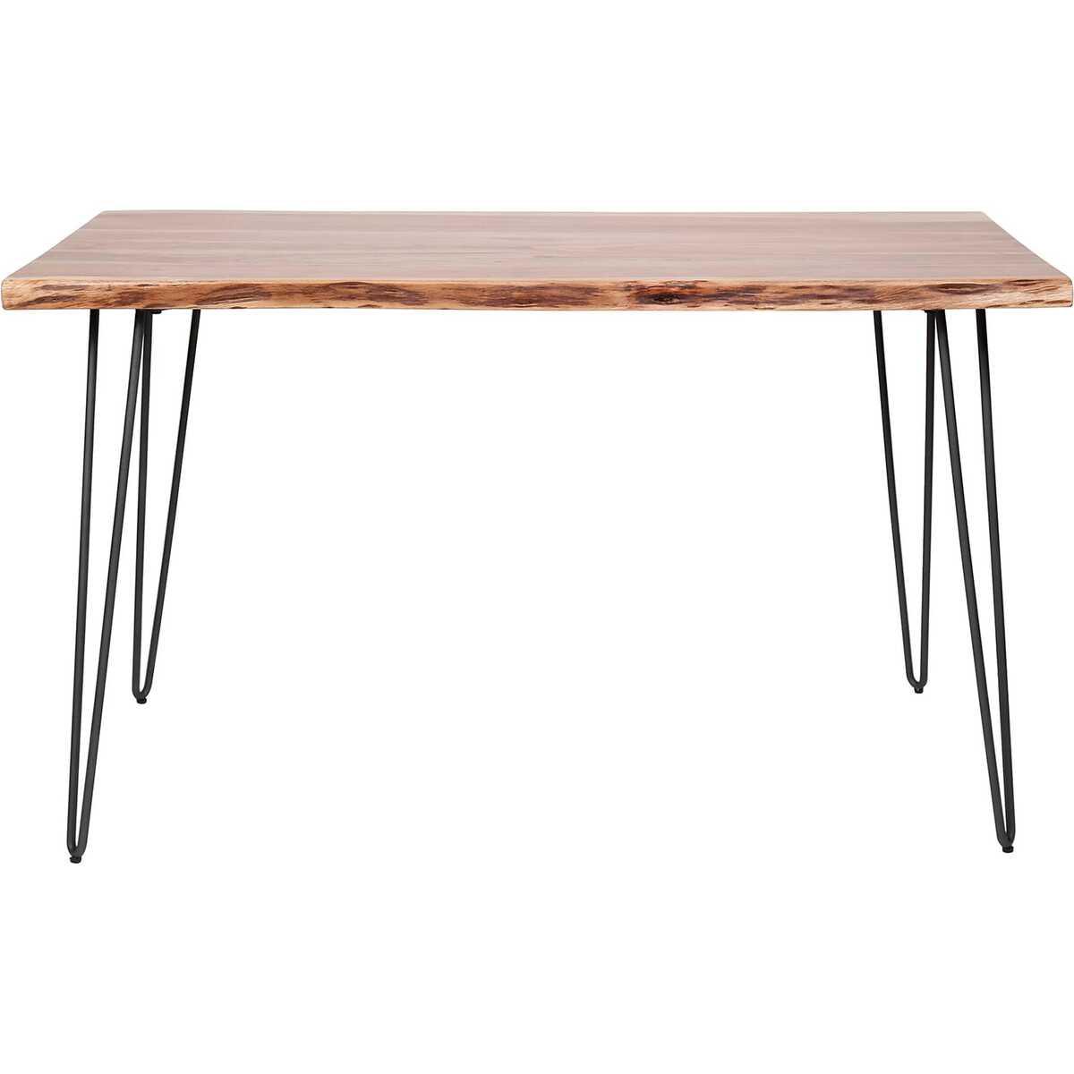 mutoni Table en bois massif Edge 130x70  