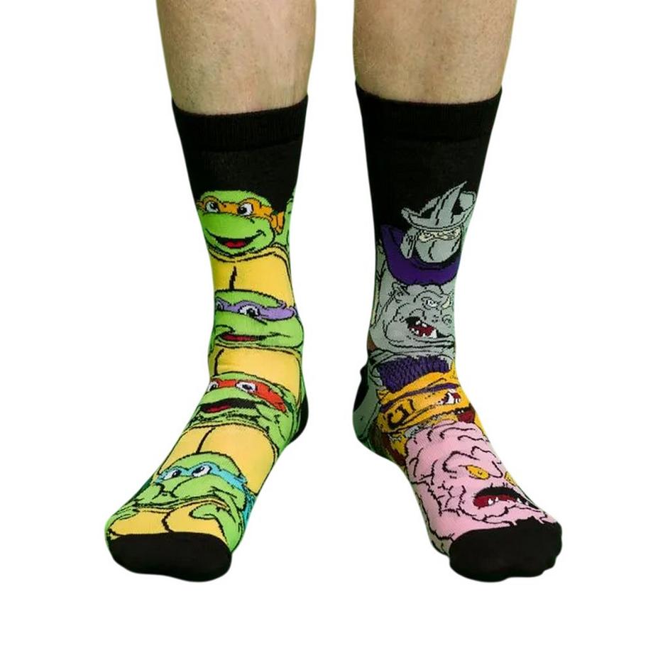 TEENAGE MUTANT NINJA TURTLE Heroes And Villains Calzettoni  