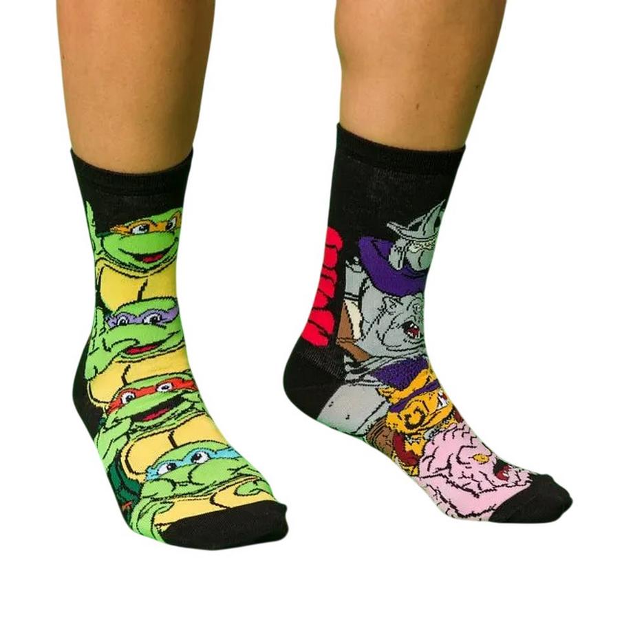 TEENAGE MUTANT NINJA TURTLE Heroes And Villains Calzettoni  