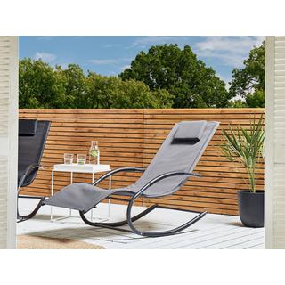 Beliani Transat à bascule en Acier Moderne CARANO II  