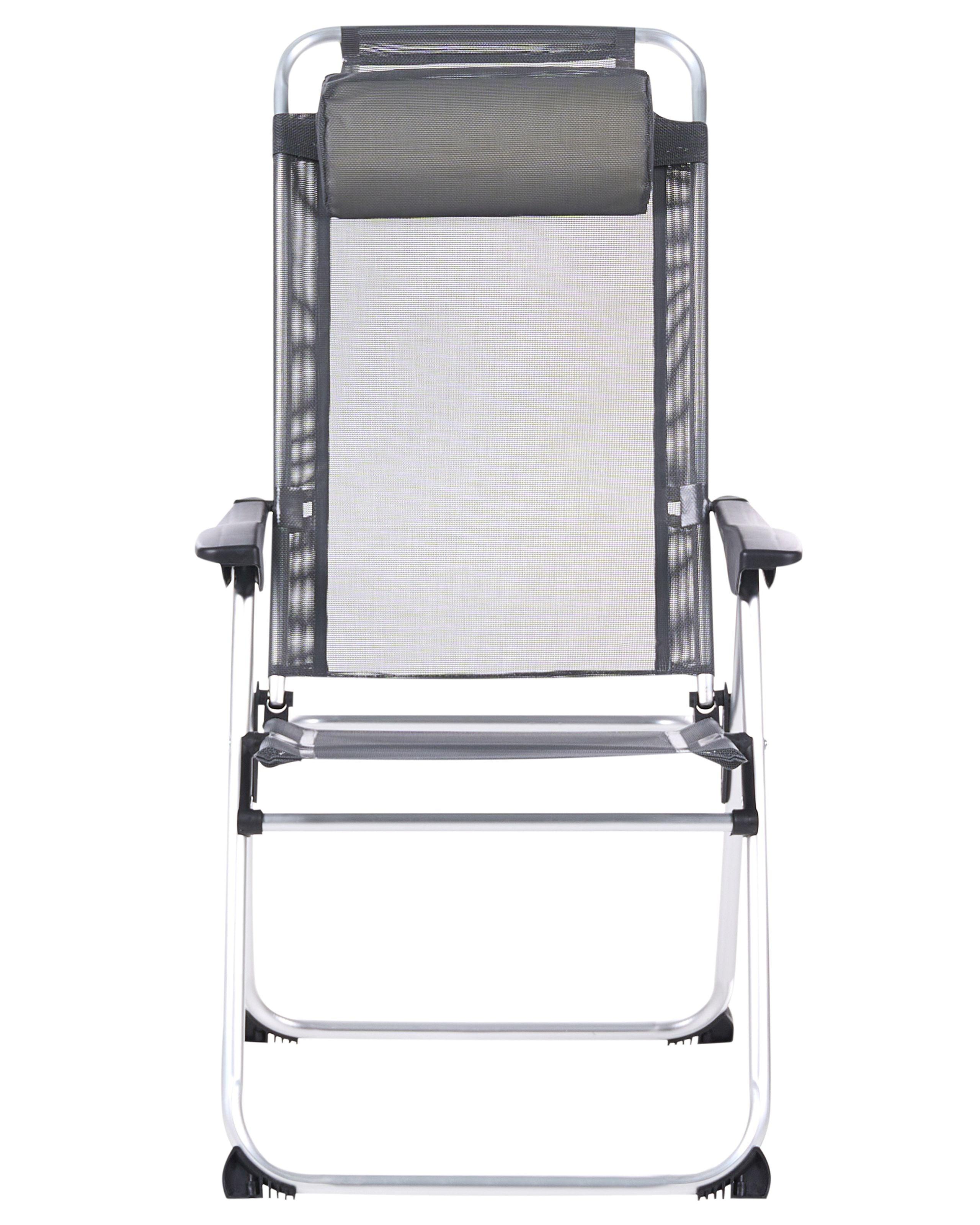 Beliani Gartenstuhl 2er Set aus Aluminium Modern ASINE  