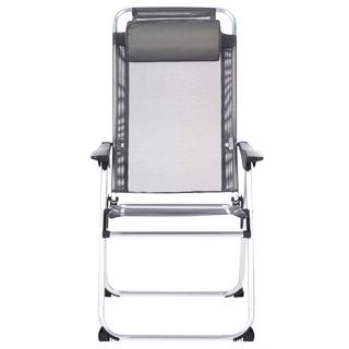 Beliani Gartenstuhl 2er Set aus Aluminium Modern ASINE  