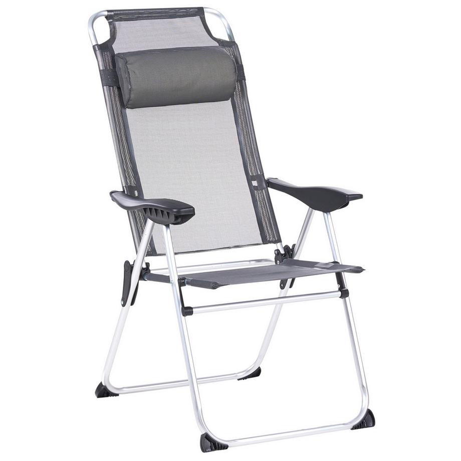 Beliani Gartenstuhl 2er Set aus Aluminium  ASINE  