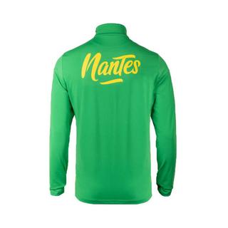 macron  maglia da allenamento da bambino con 1/4 di zip fc nantes player 2022/23 