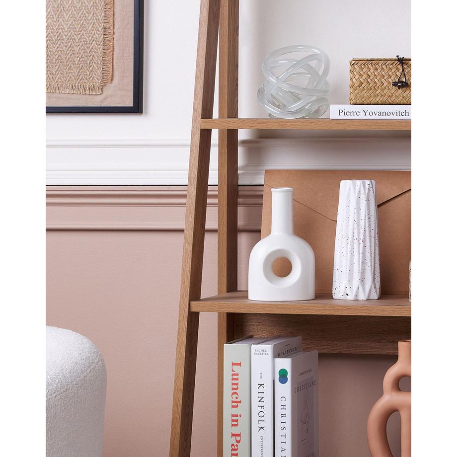 Beliani Vase à fleurs en Porcelaine Scandinave THEBES  